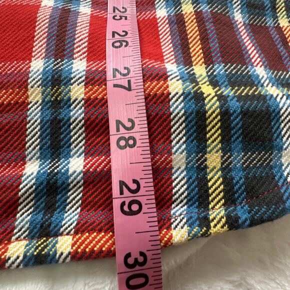 Alpine Design Heavyweight Flannel Shirt Men’s Size Large Red Blue Yellow Plaid - Picture 12 of 12